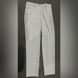 H&M Gray Checkered Dress Pants